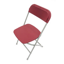 Load image into Gallery viewer, Maroon Folding Chair for sale
