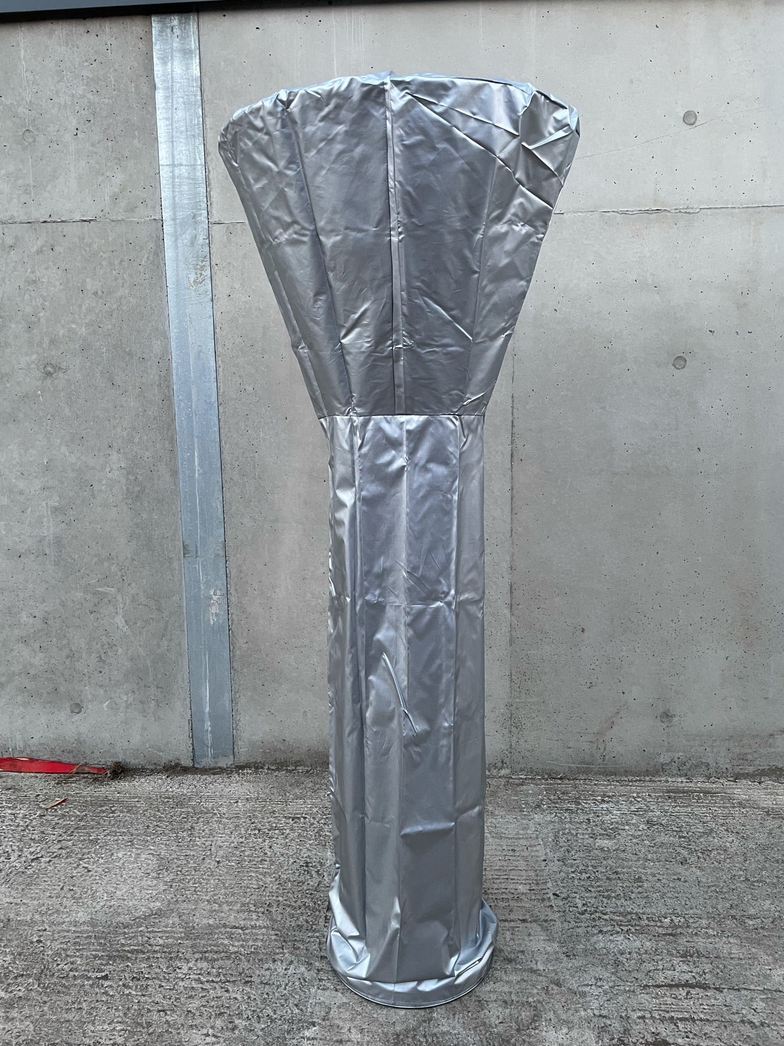 Heavy Duty Waterproof Pyramid Patio Heater Cover - 21x21x90 Inches Black Outdoor Protection
