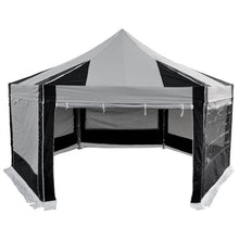 Load image into Gallery viewer, 6m hexagonal frame gazebo marquee instant shelter
