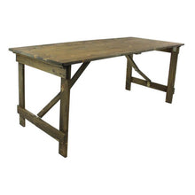 Load image into Gallery viewer, Farmhouse Rustic Table 6ft x 3ft
