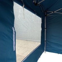 Load image into Gallery viewer, Compact 3x3m Hex Gazebo Instant Shelter Interior Open Door
