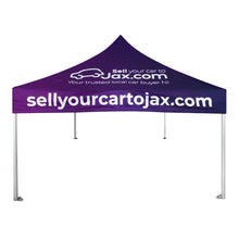 Load image into Gallery viewer, Canopy printing for sellyourcartojax.com
